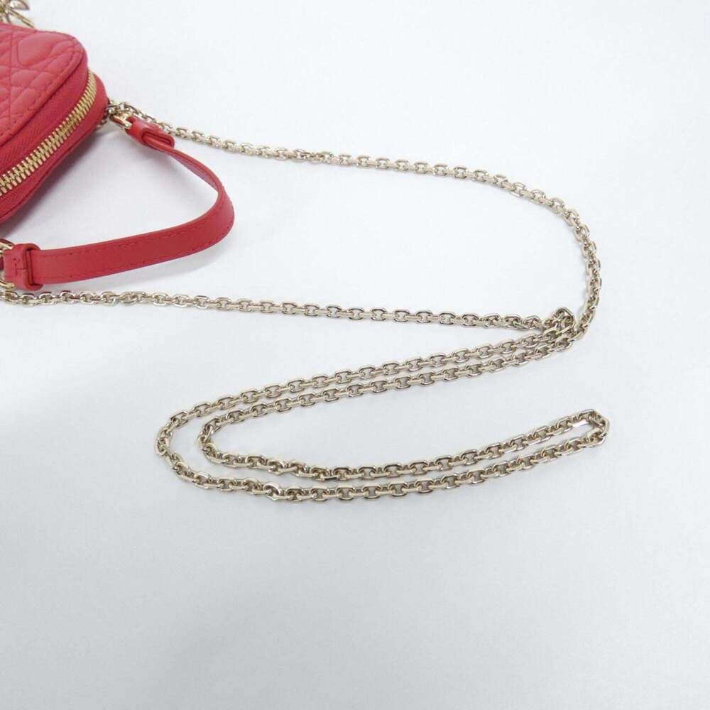 CHRISTIAN DIOR Red Shoulder Bag - Picture 6 of 7